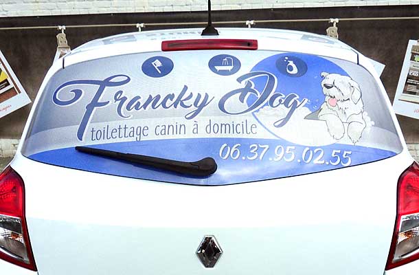 lunette arrière véhicule