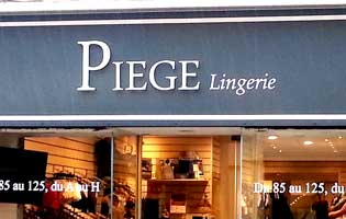 Piège lingerie