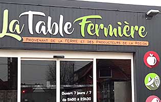 La table fermière